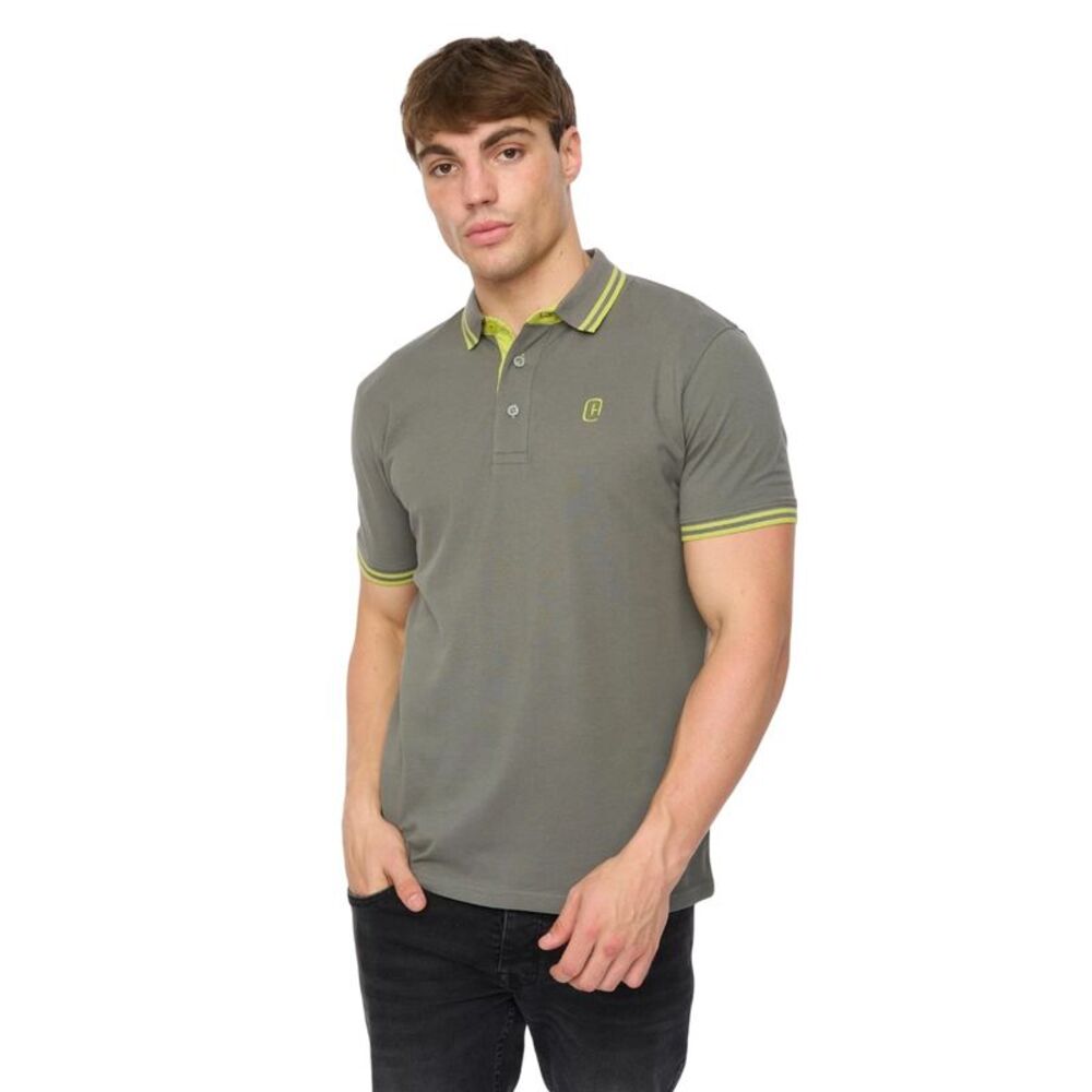 Crosshatch Mens Mackerby Polo Shirt / Olive